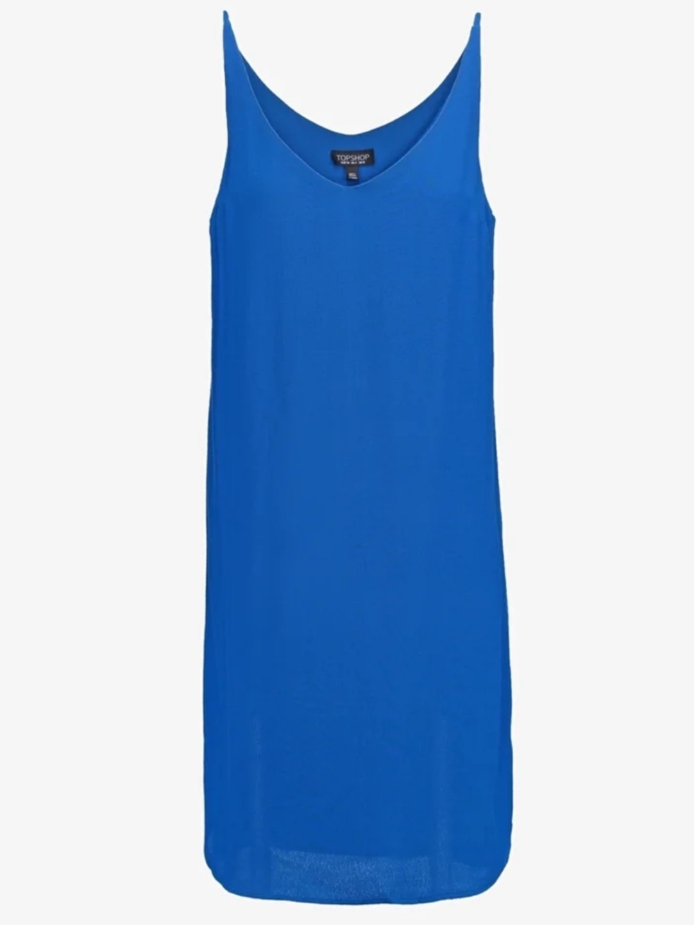 Topshop Blue Slip Dress